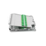SC APC Adapters 12mm Cable 8/16 Ports Ftth Fiber Optic Terminal Box