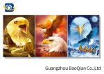 Wall Decorative 3d Picture Of Eagle / Wolf Animal Frame Art , 3d Flipped