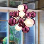 Postmodern Glass Ball Chandelier Lighting Modern Luxury LED Hanging Light(WH-MI
