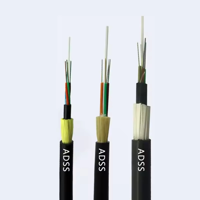 Power Optical Fiber Cable ADSS 144 Core Outdoor Fiber Cable G657A G652D