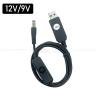 Buy cheap USB to 9V 12V DC 5.5x2.1mm Jack Power Charger ON OFF Switch Cable for Router Fan LED Strip Speaker from wholesalers