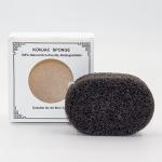 5g Oval Bath Sponge Green Tea Konjac Exfoliating Sponge For Sensitive Skin