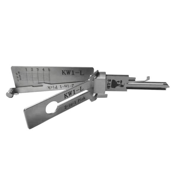 Buy cheap Kw1 Lock Pick Tools Lishi KW1-L Lockpicks 5 Pin 2 In 1 Tool For Kwikset from wholesalers