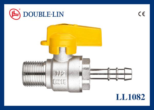 Buy cheap Male X Hose Connector PTFE Seal Brass Gas Valves from wholesalers