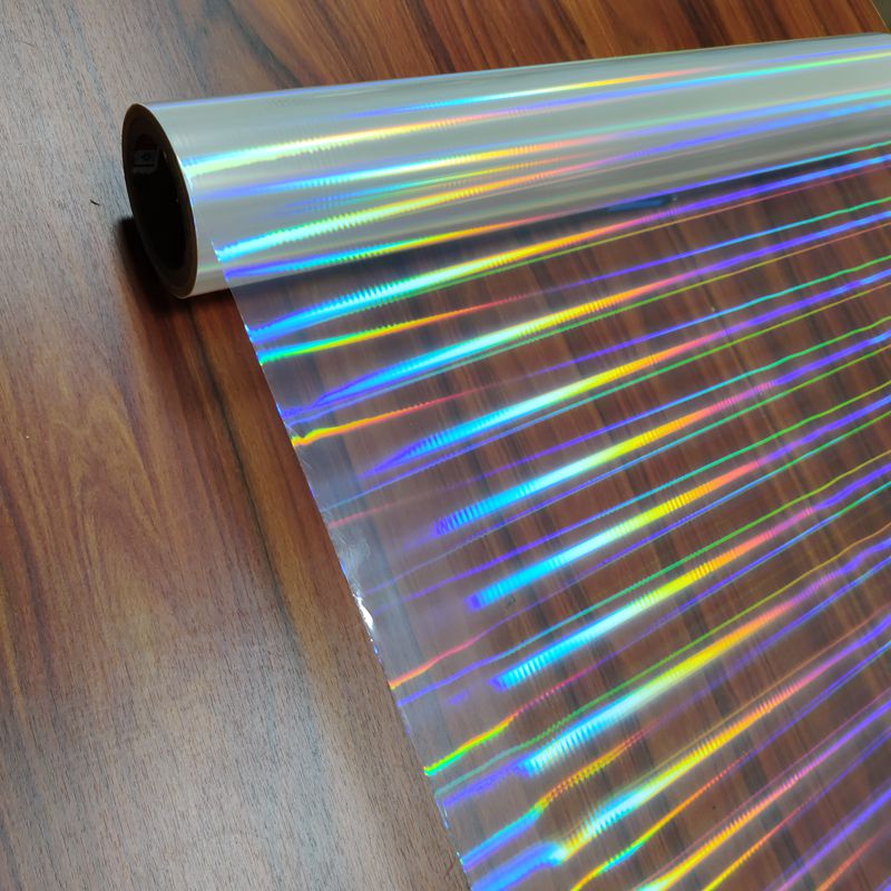 Transparent BOPP Plastic Film Multiple Extrusion Holographic Clear Film