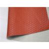 Buy cheap 0.7mm Wallet Orange Embossed PU Leather No Fading Hydrolysis Resistance from wholesalers