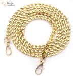 Shoulder Crossbody Bag Replacement Flat Metal Chain For Diy Purse Handbag