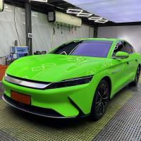 Buy cheap 5-7 Years Bright And Vibrant 6.5mil Color PPF Glossy TPU Python Green Color Car product