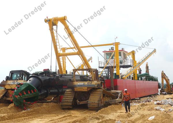 Buy cheap Channel Excavation Rugged Sand Dredger Machine Hydraulic Control from wholesalers