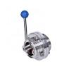Buy cheap Sanitary Fittings Ss304 Ss316L Threaded Union Butterfly Valve for Water Media at Best from wholesalers