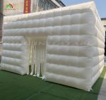 Outdoor Led Lighting Inflatable Igloo Flat Top White Large Inflatable Camping