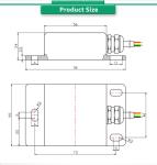 High Precision 485 Angle Measurement Inclinometer UNIVO UBTA-PLY for Industrial