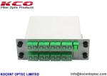 High Reliability 1*16 Fiber Optic Splitter 1x16 LGX Moduler Casette For 19''
