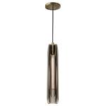Europe Gold Crystal Vertical Pendant Light Lighting for Living Dining Room