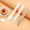 Buy cheap disposable degradable paper knife tableware set western dessert fork easy to carry paper spoon from wholesalers