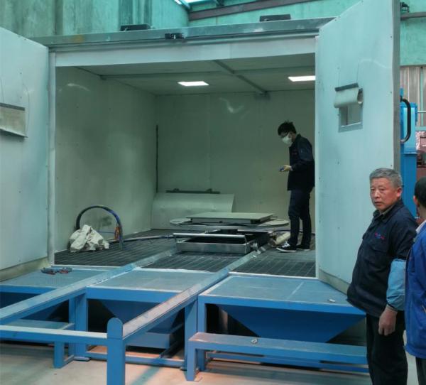 Buy cheap Small Shot Blasting Booth No Foundation Pit , Shot Blasting Room For Light Duty Job from wholesalers
