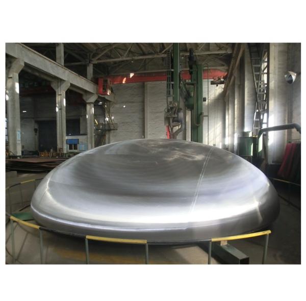 Buy cheap Customized Size Dish Heads 1000mm 6mm Mild Steel Hemisphere Head from wholesalers