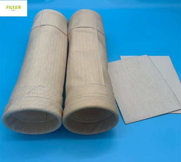 Buy cheap Round Dis Aramid Fiber Needle Felt Nomex Filter Bag 450gsm - 550gsm from wholesalers