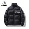 Buy cheap Contrast Color Cotton Padded Jackets Zip Up Men Crop Down Base Coat from wholesalers