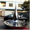 Buy cheap Oval Sphere 304 Modern Stainless Steel Sculpture Outdoor Creative from wholesalers