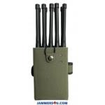 Buy cheap CT-1010-5Ghz 10 Bands 10W 5Ghz 3G 4G GPS RC 433 868 WIFI Jammer up to 30m from wholesalers