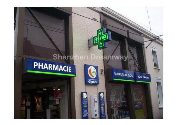 Buy cheap PH10 Epistar LED Pharmacy Cross Display from wholesalers