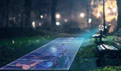 Buy cheap 1000lm Small Wireless Mini Projector For Bedroom Garden 120 Inch Waterproof from wholesalers