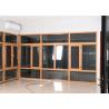 Buy cheap Yellow Brown Aluminium Frame Glass Window And Doors Air Proof Flush Design from wholesalers