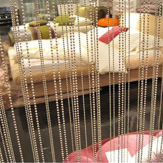 Sparkled Gold Metal Ball Chain， metal bead curtain