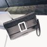 Buy cheap 29cm Black Leather Clutch Purse from wholesalers
