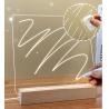 Buy cheap Erasable Led Acrylic Stand Message Board Multi Color Room Decor from wholesalers