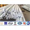 Buy cheap 86KV Galvanized 11m Steel Power Pole , Steel Transmission Pole 3mm Thickness from wholesalers