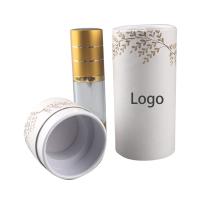 Buy cheap Custom Perfume Packing Box Cosmetic Paper Tube Packaging Recyclable product