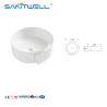 Buy cheap 2022 Chaozhou Bathroom Slimline 160mm Sanitary Ceramic Basin Above Counter Basin from wholesalers
