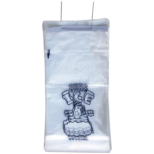 Clear PE biodegradable small plastic bags with Wicket for food bread packing