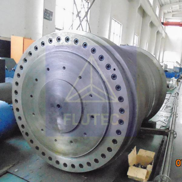 Buy cheap Base Welded Dump Truck Hydraulic Cylinder For Forging Press Carbon Steel gery Color from wholesalers