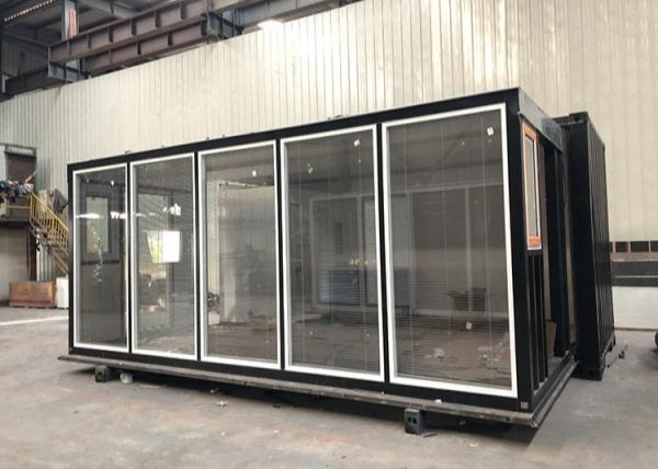 Buy cheap Black Shell Composite Floor Expandable Shipping Container House from wholesalers