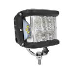 36W 12V 24V Flood Beam Dual Color Side Strobe LED Working Light
