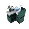 Buy cheap Metal Fast Retail Store Checkout Countersr With Shopping Basket Place from wholesalers