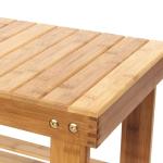 Non - Toxic High Strength Bamboo Home Furniture , Bamboo Shoe Storage Bench