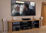 133 Inch Silver Fixed Frame Screen , 3D Home & Movie Projection Screen Aluminum