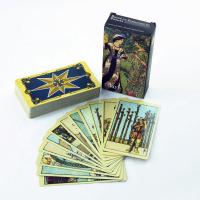 Buy cheap 350gsm Classic Waite Tarot Personalised Playing Game Card Printing Set Bronzed product