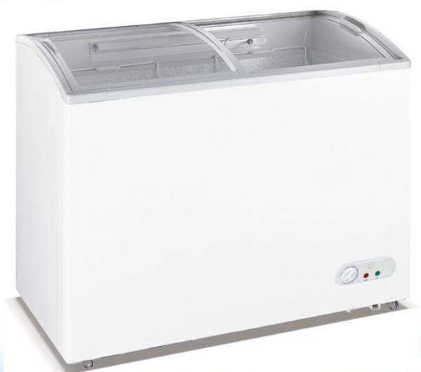 Buy cheap 255L 4 Foot Chest Freezer , Two Doors Commercial Ice Cream Freezer from wholesalers