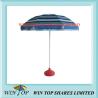 Buy cheap Stripe Beach Umbrella with Water Base from wholesalers