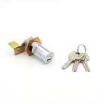62mm Body Length Mortise Cylinder Lock One Position Pull Chromed Plated Key