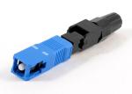 Multimode SC Fiber Optic Connector Assembly with Polished Fiber Ferrule