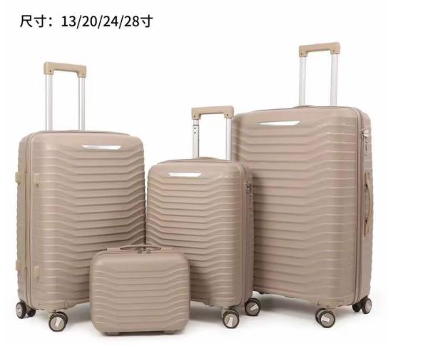Unique Travel Pp 3 4 Roues 4pcs Suitcase Luggage Trolley Bags Set For Girls