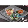 Buy cheap disposable cornstarch convenience takeaway plastic food bowl,BPA free bamboo fiber plastic food bowl with FDA, fast food from wholesalers