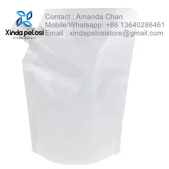 Vertical Bottom Suction Nozzle Pure Bag Spout Filling And Capping Stand Up Pouch