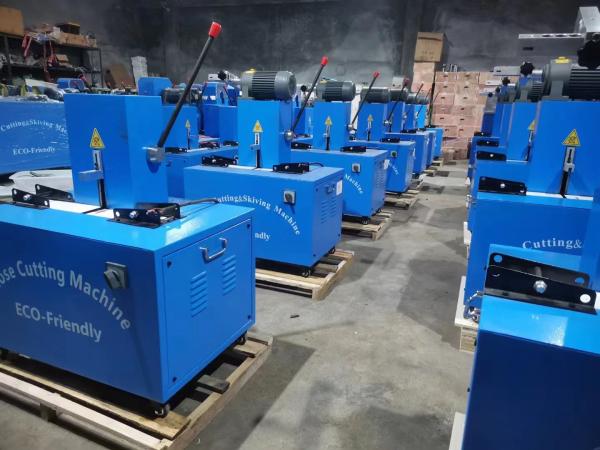 Buy cheap Heavy Duty Hose Cutting Machine with 128kg Weight and 850*600*1200mm Size from wholesalers